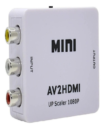 Adaptador Conversor Hdmi Para 3 Rca Audio Video Av Tv Box