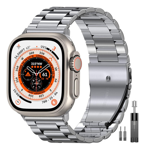 Malla Para Apple Watch Acer.inox S-9/8/ Ultra2 49/45/42mm -d