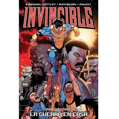 Invincible 19 La Guerra En Casa, De Robert Kirkman, Vol. 19. Editorial Kamite (2025) | Envío gratis