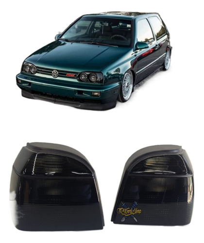 Calaveras Europeas Vw Golf A3 Mk3 Cabrio Smoke (2 Pzas) Imp