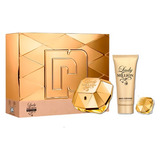 Kit Lady Million Paco Rabanne- Perfume 80ml + Loção Pro Corpo + Miniatura 5ml