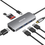 Adaptador Usb C Hub Hdmi Para Macbook Pro, Multipuertos Mac