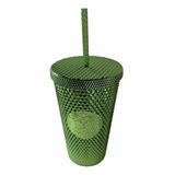 Vaso De Starbucks Verde Metálico Original 473ml/16oz Nuevo