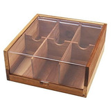 Caja De Tè Htb - Organizador De Bolsas De Té De Madera De 