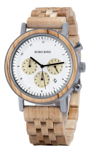 Bobo Bird Hombres Relojes De Madera Clásicos Relojes De Puls