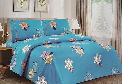 Juego De Sabanas Parar Cama Queen 4 Pz