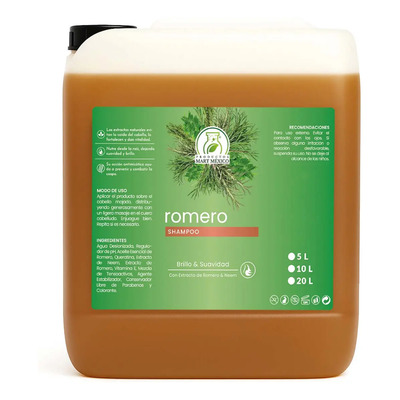 Productos Mart Mexico Shampoo Shampoo De Romero En Garrafa 20 Litros De 20000ml De 20000g Por 1 Unidad | Meses sin interés