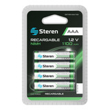 Kit 2 Paquetes De 4 Baterias Recargables Pilas Aaa 1100 Mah