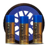 Kit X3 Stretch Pintura Removible Azul Perlado Vinilo Aerosol