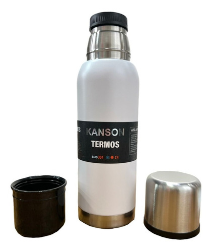 Termo Acero Inox Kanson 1 Litro Pico Cebador Doble Capa F/c