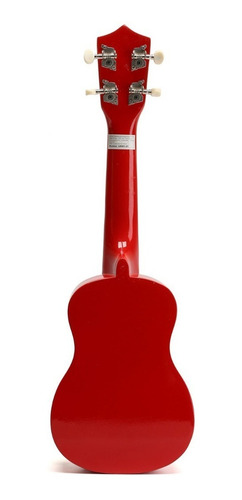 Ukelele De Madera Soprano Con Funda Manual Y Lecciones