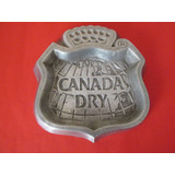 Antiguo Cenicero Gigante Canada Dry Año 1950 Muy Escaso