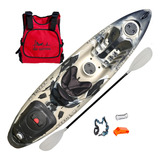 Kayak Kyros Kayaklife Emp Nautica Combo Con Tambucho Popa P Color Arena Camuflado