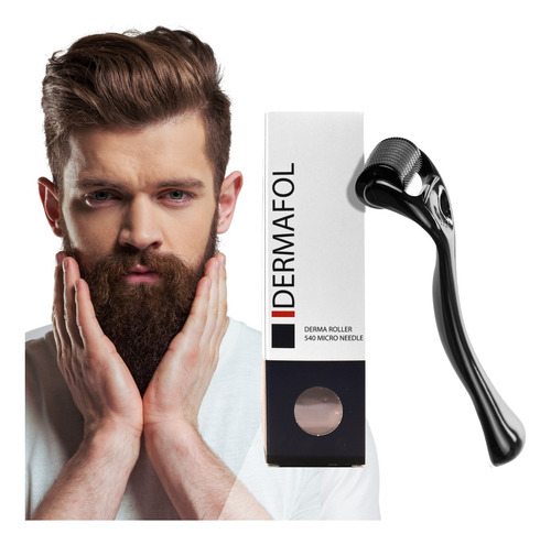 Dermafol Dermaroller Facial Barba 0.5 Mm Titanio Colágeno