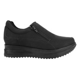 Zapato Dama Plataforma Confort Shosh Negro 1109