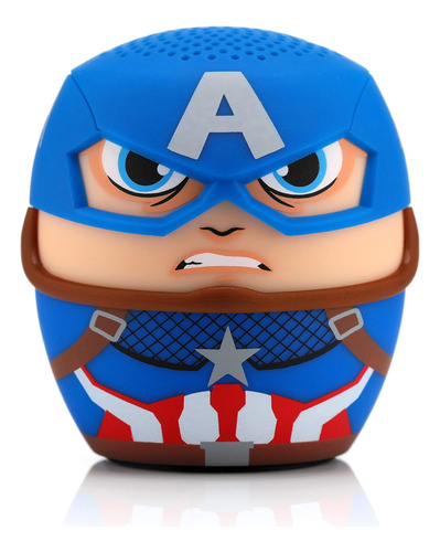 Bitty Boomers Marvel: Capitán América - Mini Altavoz Bluetoo