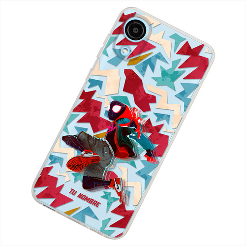 Funda Para Galaxy Spiderman Miles Personalizada Tu Nombre