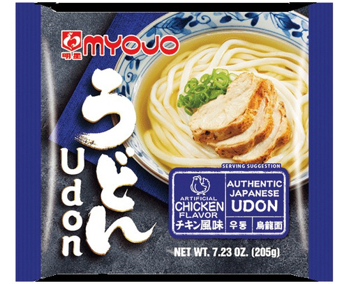 Myojo Noodles Udon Japonés Instantáneo Sabor A Pollo Ramen
