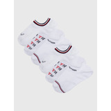 Pack 6 Calcet. Sport Print Logo Mujer Tommy Hilfiger Blanco