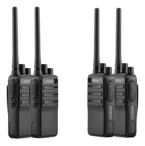 4x Rádio Comunicador Intelbras Rc3002 G2 - Walkie Talkie Ht