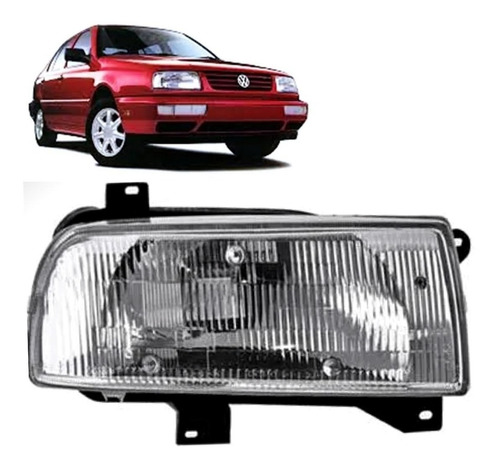 Faros Volkswagen Jetta A3 1993 Al 1998 Cristal Derecho Depo,