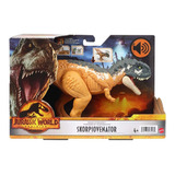 Jurassic World: Figura De Dominion Skorpiovenator Com Sons