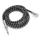 Cable De Guitarra Eléctrica Jorindo Con Cabezal Macho De 6,3