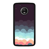 Fundas Protector Uso Rudo Para Motorola Nubes Colores Art