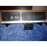 Rádio Relógio Sony De Palheta