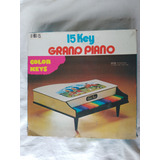 Piano Juguete 15 Key Grand Piano Color Keys Made In Taiwan