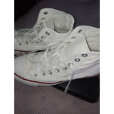 Zapatillas Botitas Converse De All  Star Blancas 