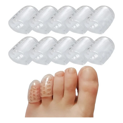 10 Protectores Dedos Gel Transpirables Alivia El Dolor Uñas | Meses sin interés