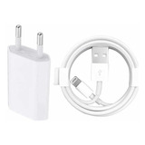 Cargador De iPhone 5 6 7 8 X 11 12 iPad Cable + Enchufe 5w