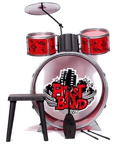 Bateria Infantil Juguete Musical Completa First Band Faydi 