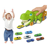 Juguete De Camión Transportador Dinosaurio Para Niños 7 En 1