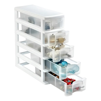 Mini Organizador Italhome 8105bl 5 Cajones 3 Divisores En Ca | MercadoLibre