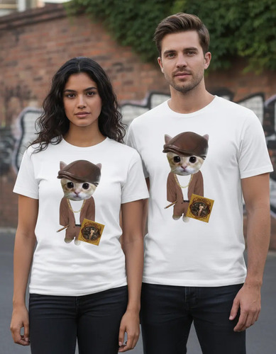 Playera Reggaeton Rauw Alejandro 3 Cosa Nuestra Gato Unisex