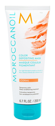 Moroccanoil Máscara Color Temporal Nutritiva Coral 200ml 6c