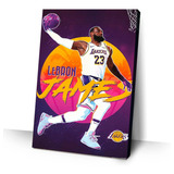 Quadro Canvas Premium 80x60cm Lebron James 10