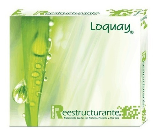 Ampolletas Restructurantes Cabello Dañado Loquay Caja 6 Pz Color De Cabello Seco Fragancia Del Tratamiento Sin Fragancia