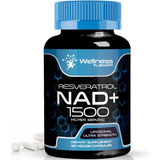 Nad+ Resveratrol 1500mg Dna Repair Mitocondrial Celular X90u