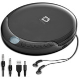 Cd Player Portatil Discman Anti Golpes Aux Incluye Audifonos