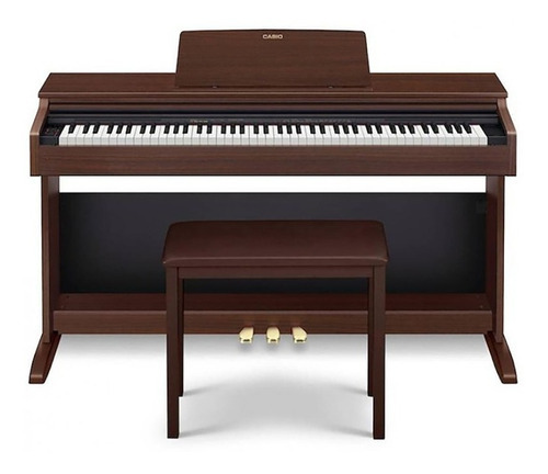 Piano Casio Ap270 Celviano Mueble 3 Pedales Banqueta Color Marrón