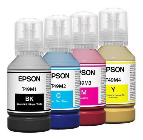 Pack De Tintas Epson De Sublimación T49m Para Impresora F170