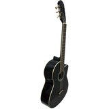 Gewa Ps510198 Guitarra Electroacústica Negra Con Resaque