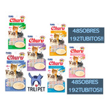 Churu Inaba Gato Snack Super Pack -48sobres!! Sabores!! Tp