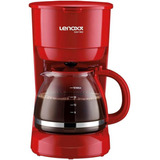 Cafeteira Lenoxx Easy Pca0 Semi Automática Vermelha De Filtro 127v