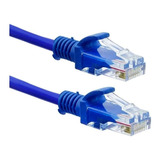 Cable De Red Rj45 Internet 10 Metros Categoria 5e Utp Azul