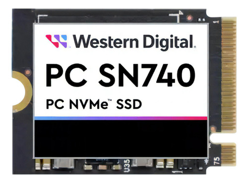 Disco Sólido Ssd Interno Wd Sn740 Sddptqd-1t00 1tb Negro