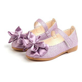 Zapatos De Princesa Para Niños Bailarinas De Cuero Brill [u]